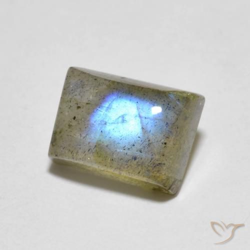 Labradorita Multicolorido Natural 2.21ct, baguete, Transparente