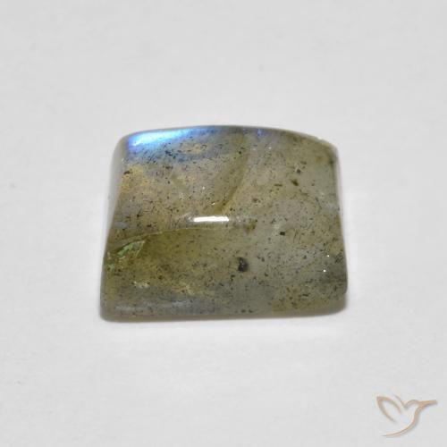 Labradorita Multicolorido Natural 2.21ct, baguete, Transparente
