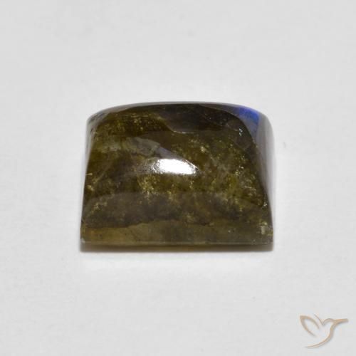 Labradorita Multicolorido Natural 2.29ct, baguete, Translúcido