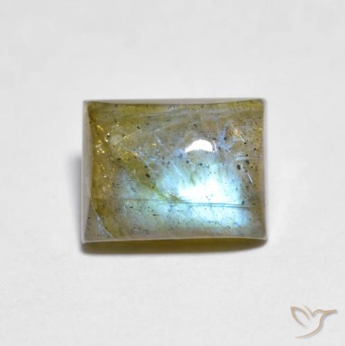2.12ct Natural Multicolorido Labradorita, baguete, Transparente