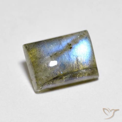 Labradorita Multicolorido Natural 1.79ct, baguete, Transparente