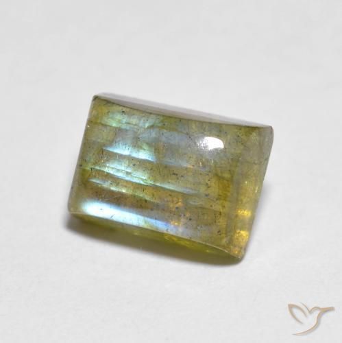 Labradorita Multicolorido Natural 2.18ct, baguete, Transparente