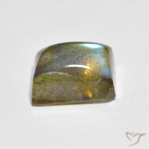 Labradorita Multicolorido Natural 2.25ct, baguete, Transparente