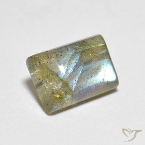 Labradorita Multicolorido Natural 1.95ct, baguete, Transparente