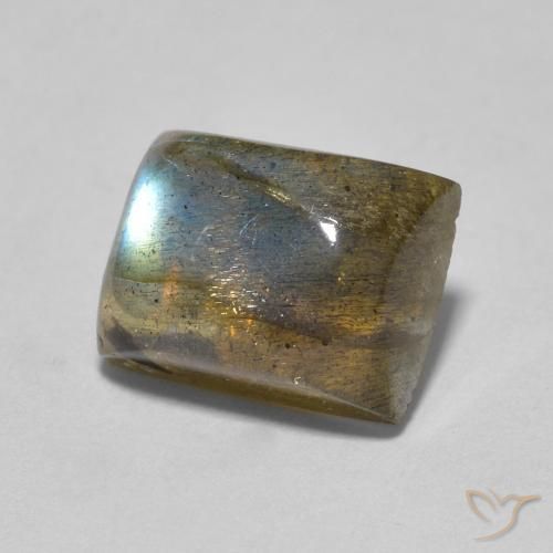 Labradorita Multicolorido Natural 2.53ct, baguete, Transparente