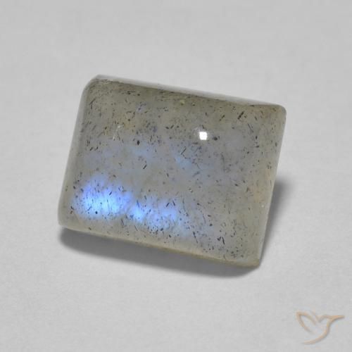 Labradorita Multicolorido Natural 2.40ct, baguete, Translúcido