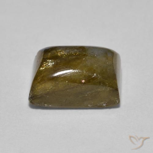 Labradorita Multicolorido Natural 2.04ct, baguete, Translúcido