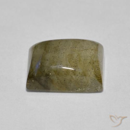 Labradorita Multicolorido Natural 1.89ct, baguete, Translúcido