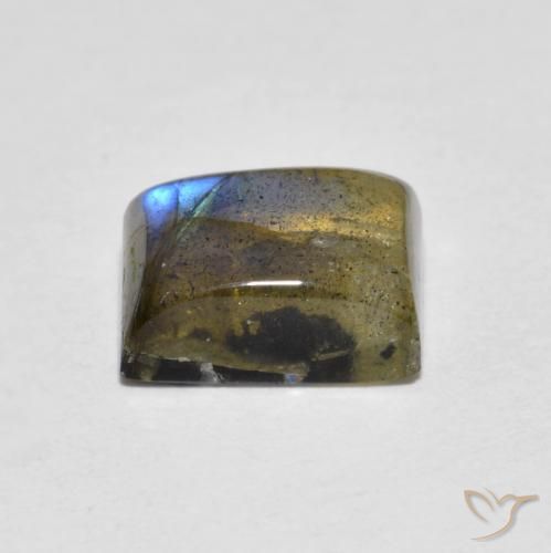 Labradorita Multicolorido Natural 2.21ct, baguete, Transparente