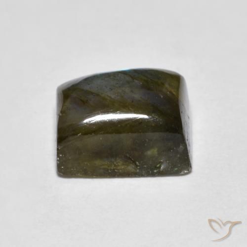 Labradorita Multicolorido Natural 2.64ct, baguete, Translúcido