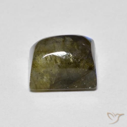 Labradorita Multicolorido Natural 2.69ct, baguete, Translúcido