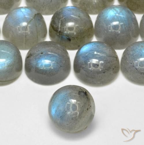 Labradorita Multicolorido Natural 2.47ct, Redondo, Translúcido