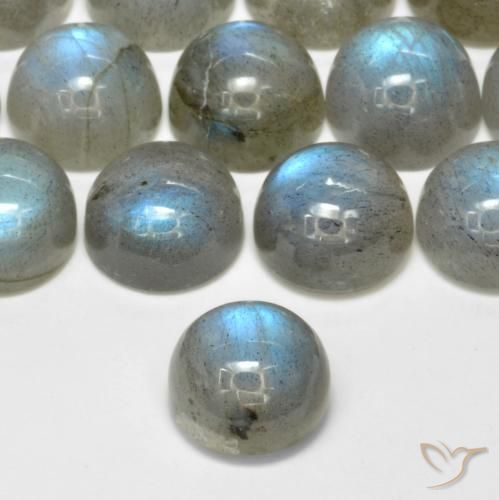 Labradorita Multicolorido Natural 2.47ct, Redondo, Translúcido