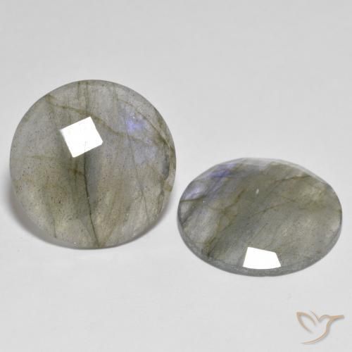 Pedras preciosas de Labradorita Multicolorido natural de 25.88 ct, Redondo, Translúcido