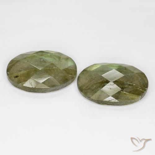 Pedras preciosas de Labradorita Multicolorido natural de 16.55 ct, oval, Translúcido