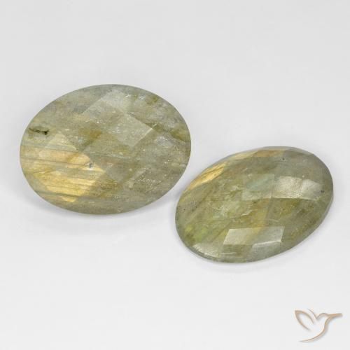 Pedras preciosas de Labradorita Multicolorido natural de 18.25 ct, oval, Translúcido