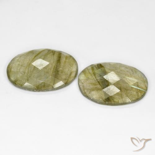 Pedras preciosas de Labradorita Multicolorido natural de 16.61 ct, oval, Translúcido
