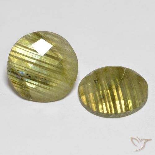 Pedras preciosas de Labradorita Multicolorido natural de 13.35 ct, Redondo, Translúcido
