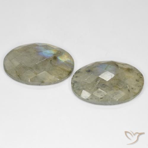 Pedras preciosas de Labradorita Multicolorido natural de 23.01 ct, oval, Translúcido