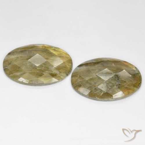 Pedras preciosas de Labradorita Multicolorido natural de 26.05 ct, oval, Translúcido