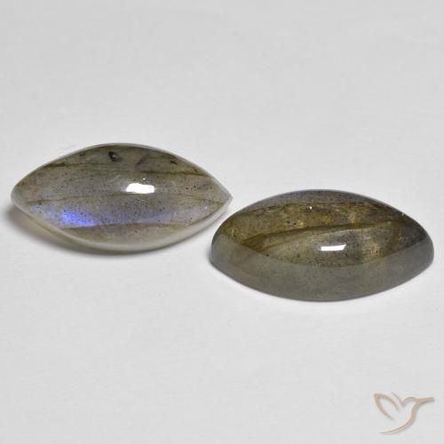Pedras preciosas de Labradorita Multicolorido natural de 10.18 ct, Marquesa, Translúcido