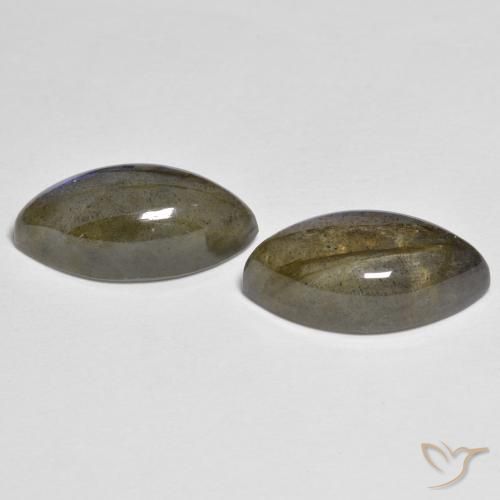 Pedras preciosas de Labradorita Multicolorido natural de 10.18 ct, Marquesa, Translúcido