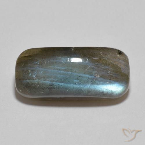 8.99ct Natural Multicolorido Labradorita, Almofada, Translúcido