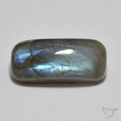 9.58ct Natural Multicolorido Labradorita, Almofada, Translúcido