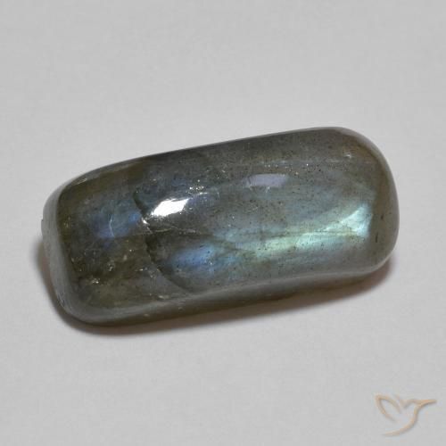 Labradorita Multicolorido Natural 9.58ct, Almofada, Translúcido
