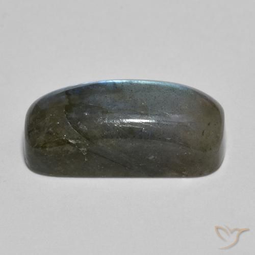 Labradorita Multicolorido Natural 9.58ct, Almofada, Translúcido