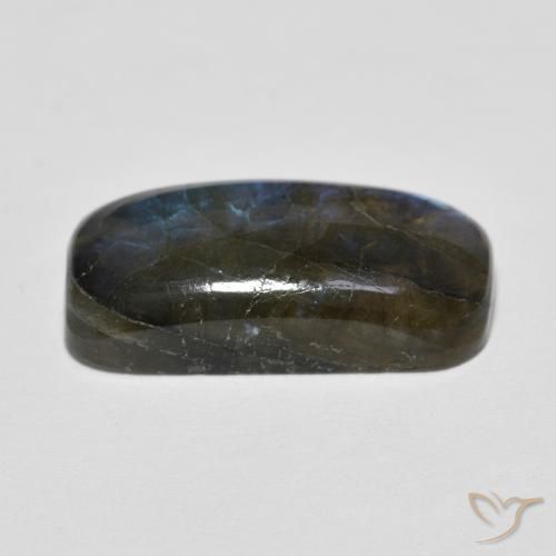 Labradorita Multicolorido Natural 7.16ct, Almofada, Translúcido