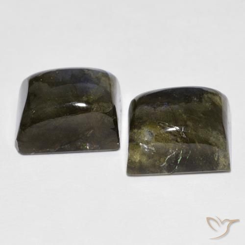 Pedras preciosas de Labradorita Multicolorido natural de 10.20 ct, baguete, Translúcido