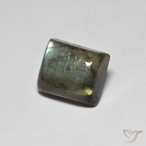 Labradorita Multicolorido Natural 7.41ct, baguete, Translúcido