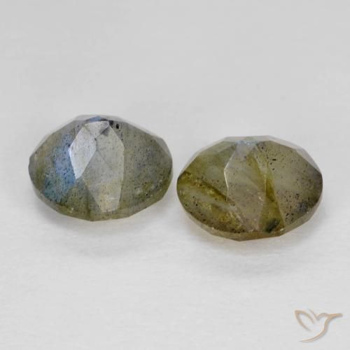 Pedras preciosas de Labradorita Multicolorido natural de 2.48 ct, oval, Translúcido