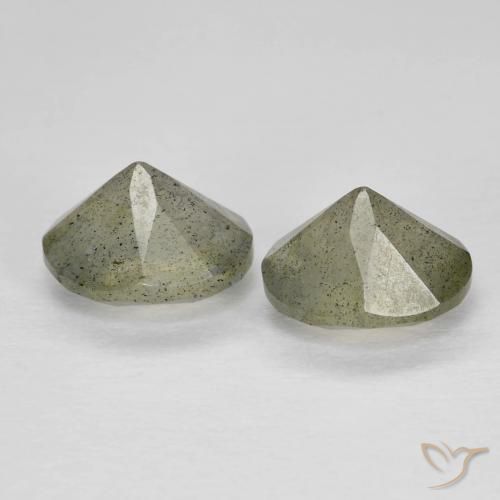 Pedras preciosas de Labradorita Multicolorido natural de 2.12 ct, oval, Translúcido