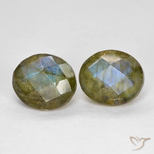 Pedras preciosas de Labradorita Multicolorido natural de 2.50 ct, oval, Translúcido
