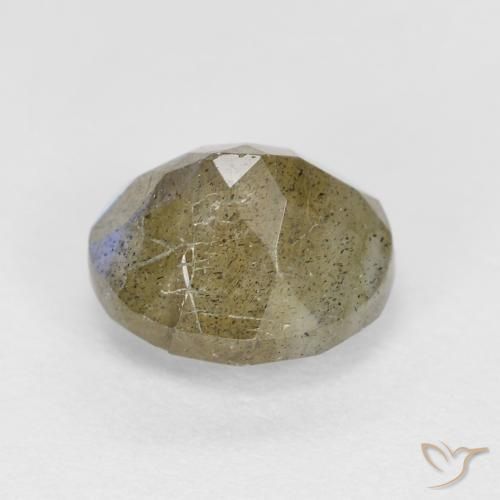 Labradorita Multicolorido Natural 1.33ct, oval, Translúcido