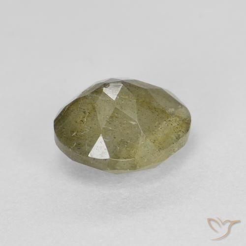 Labradorita Multicolorido Natural 1.25ct, oval, Translúcido