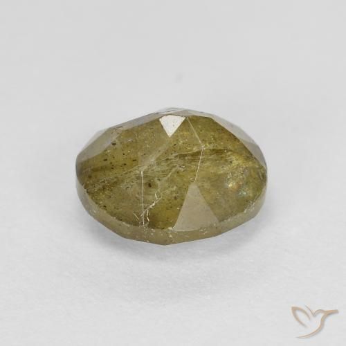 Labradorita Multicolorido Natural 1.26ct, oval, Translúcido