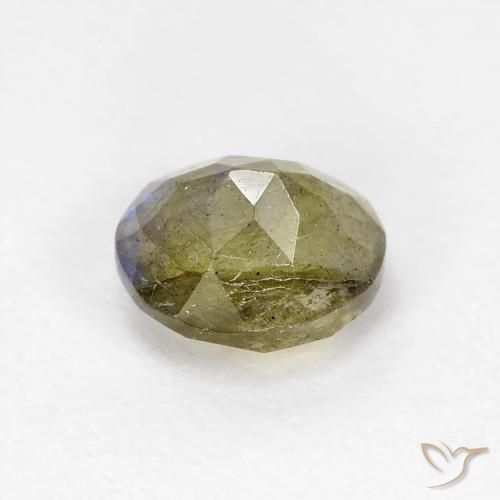 Labradorita Multicolorido Natural 1.31ct, oval, Translúcido