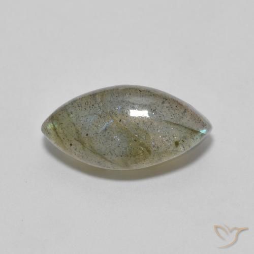 2.46ct Natural Multicolorido Labradorita, Marquesa, Translúcido