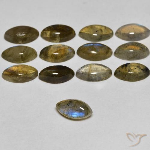 Labradorita Multicolorido Natural 0.71ct, Marquesa, Transparente