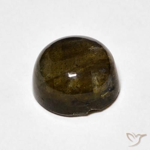 Labradorita Multicolorido Natural 3.59ct, Redondo, Translúcido
