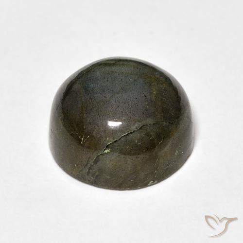 Labradorita Multicolorido Natural 7.55ct, Redondo, Translúcido