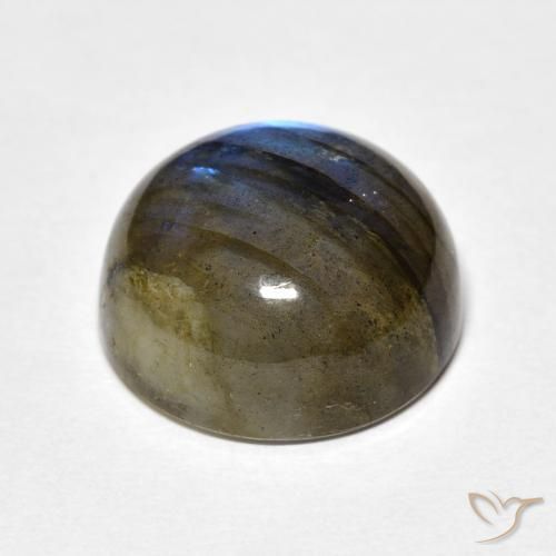 Labradorita Multicolorido Natural 12.00ct, Redondo, Translúcido