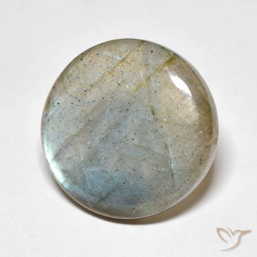 Labradorita Multicolorido Natural 14.65ct, Redondo, Translúcido