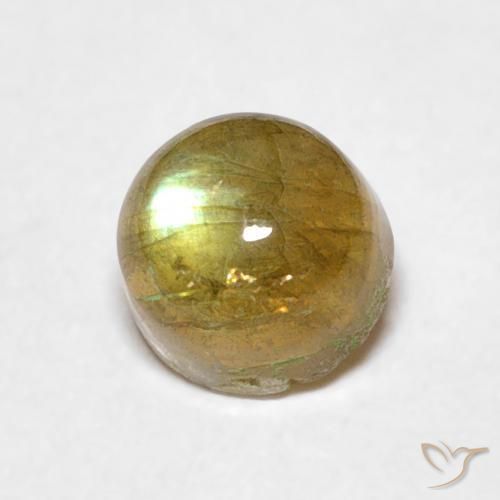 Labradorita Multicolorido Natural 0.79ct, Redondo, Translúcido