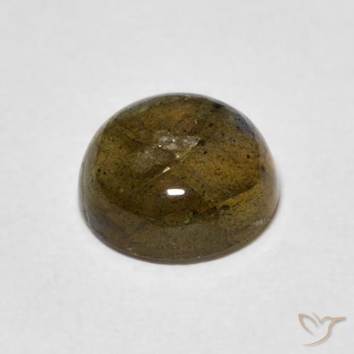 Labradorita Multicolorido Natural 2.01ct, Redondo, Translúcido