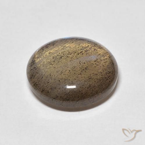 Labradorita Multicolorido Natural 7.25ct, Redondo, Translúcido