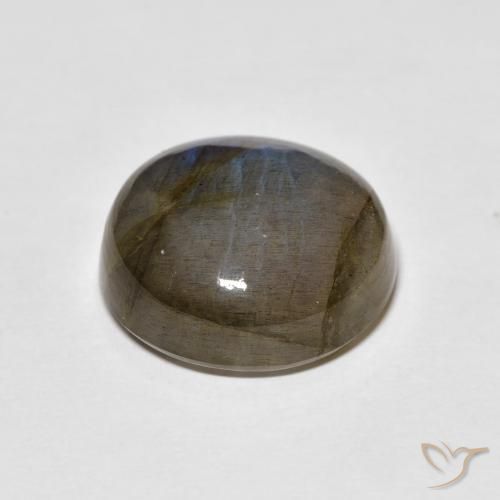 Labradorita Multicolorido Natural 14.37ct, Redondo, Translúcido